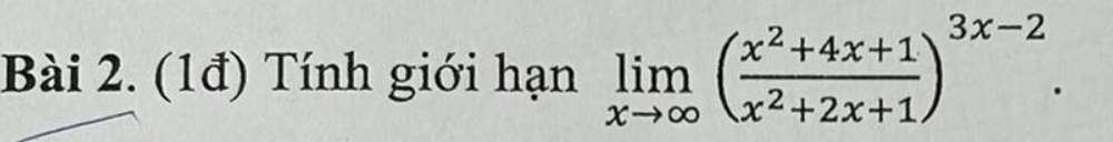 Giải câu 2, Đề thi cuối kỳ Giải tích 1, lớp TNK49 (Tổng hợp) , Đại học Đà Lạt